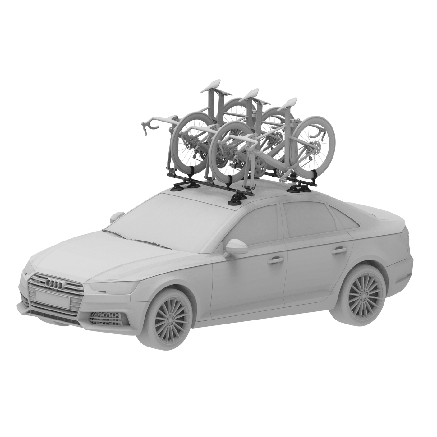 TreeFrog Roundbar Bike Rack For 5 Road/Gravel Bikes | The Bike Affair