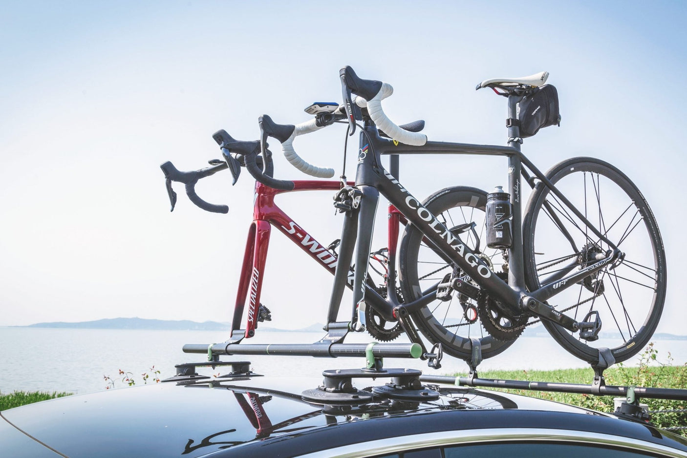 TreeFrog RoundBar Universal Fork Mount with Rear Wheel Holder | The Bike Affair