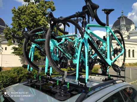 TreeFrog RoundBar Universal Fork Mount with Rear Wheel Holder | The Bike Affair