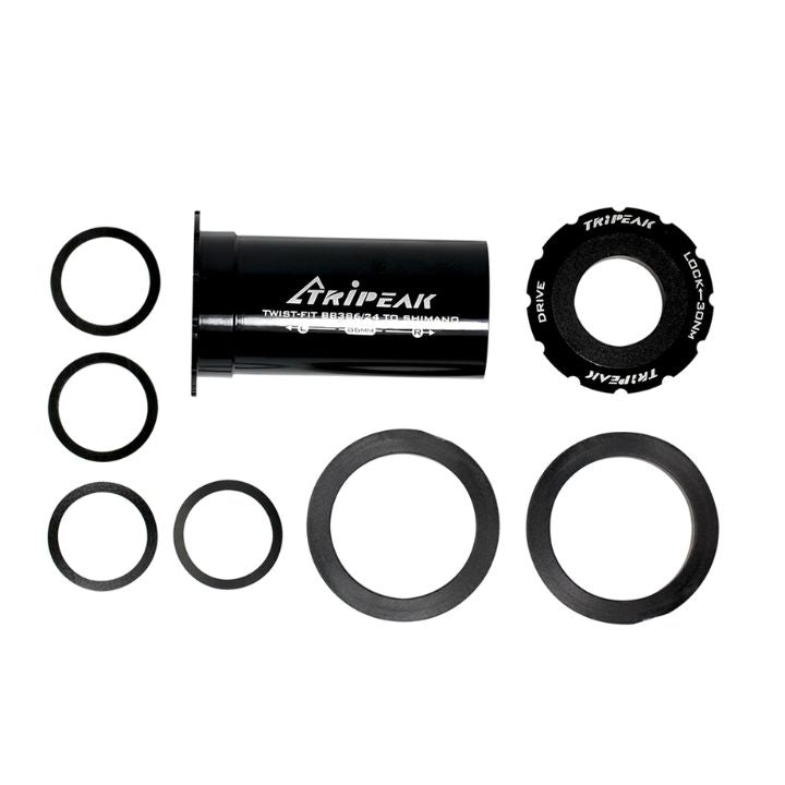 Tripeak BB386 Pressfit Bottom Bracket Shimano Road 86mm | The Bike Affair