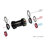 Tripeak BB86 Pressfit Bottom Bracket Ceramic 3 - in - 1 Shimano/SRAM/Rotor (86mm) | The Bike Affair