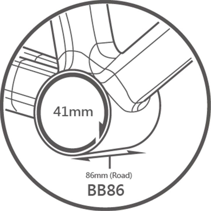 Tripeak BB86 Pressfit Bottom Bracket NCT Ceramic-SRAM DUB Road 86mm | The Bike Affair
