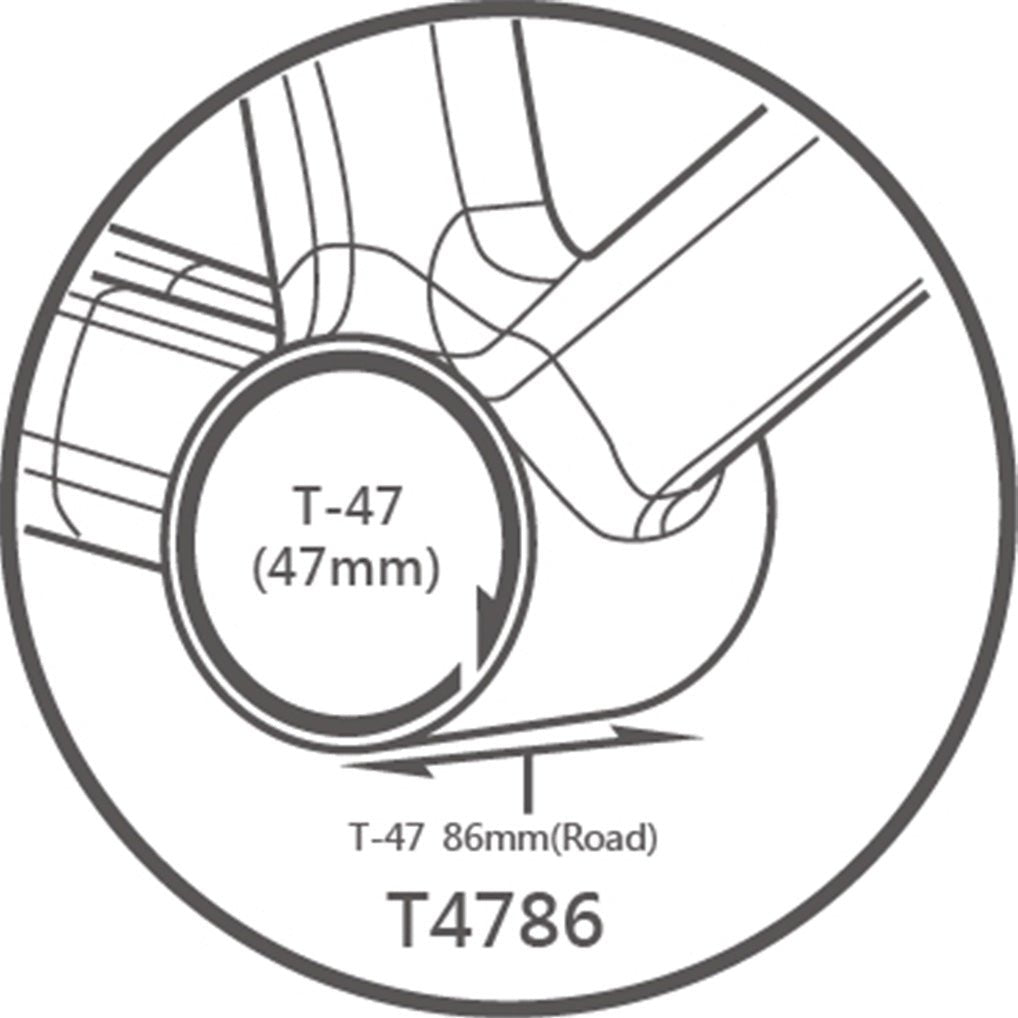 Tripeak T47 3 - in - 1 Ceramic Bottom Bracket - NCT Shimano/SRAM/Rotor (86mm) | The Bike Affair