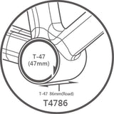 Tripeak T47 3 - in - 1 Ceramic Bottom Bracket - NCT Shimano/SRAM/Rotor (86mm) | The Bike Affair