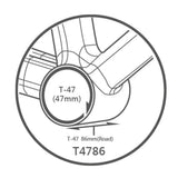 Tripeak T47-86mm (Road) 3-in-1 Core G5 Ceramic Bottom Bracket | The Bike Affair