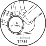 Tripeak T47 Bottom Bracket SRAM Dub Road 86mm (P05 Steel) | The Bike Affair