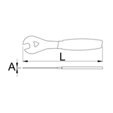 Unior 1617/2DP-US Single Sided Cone Wrench | The Bike Affair