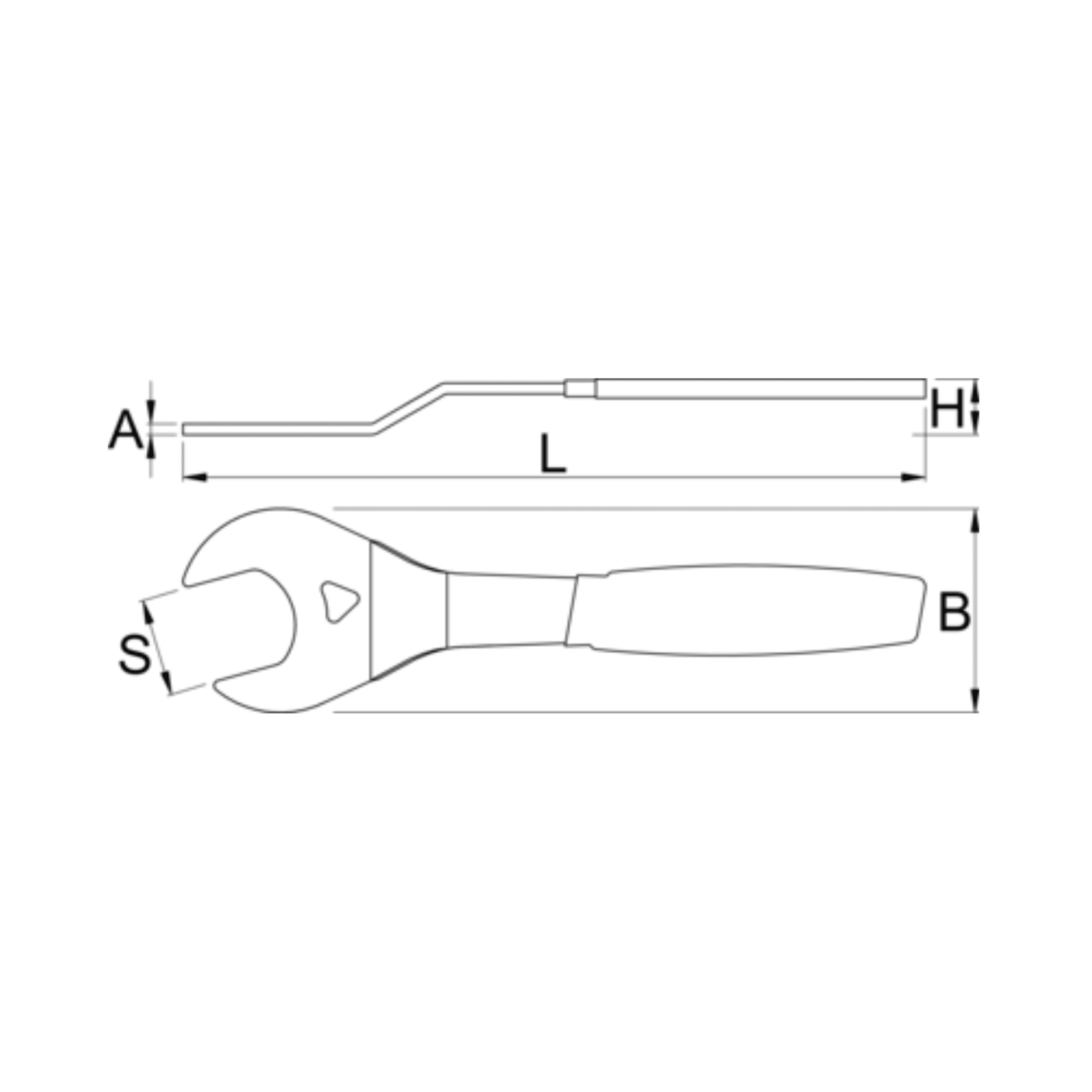Unior 1618/2DP-US Offset Single Sided Cone Wrench | The Bike Affair