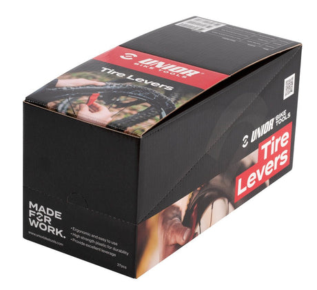 Unior 1657ST-US Set of Tire Levers in a Box, 27 Pairs | The Bike Affair