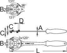 Unior 1670/2BI Cassette Wrench | The Bike Affair