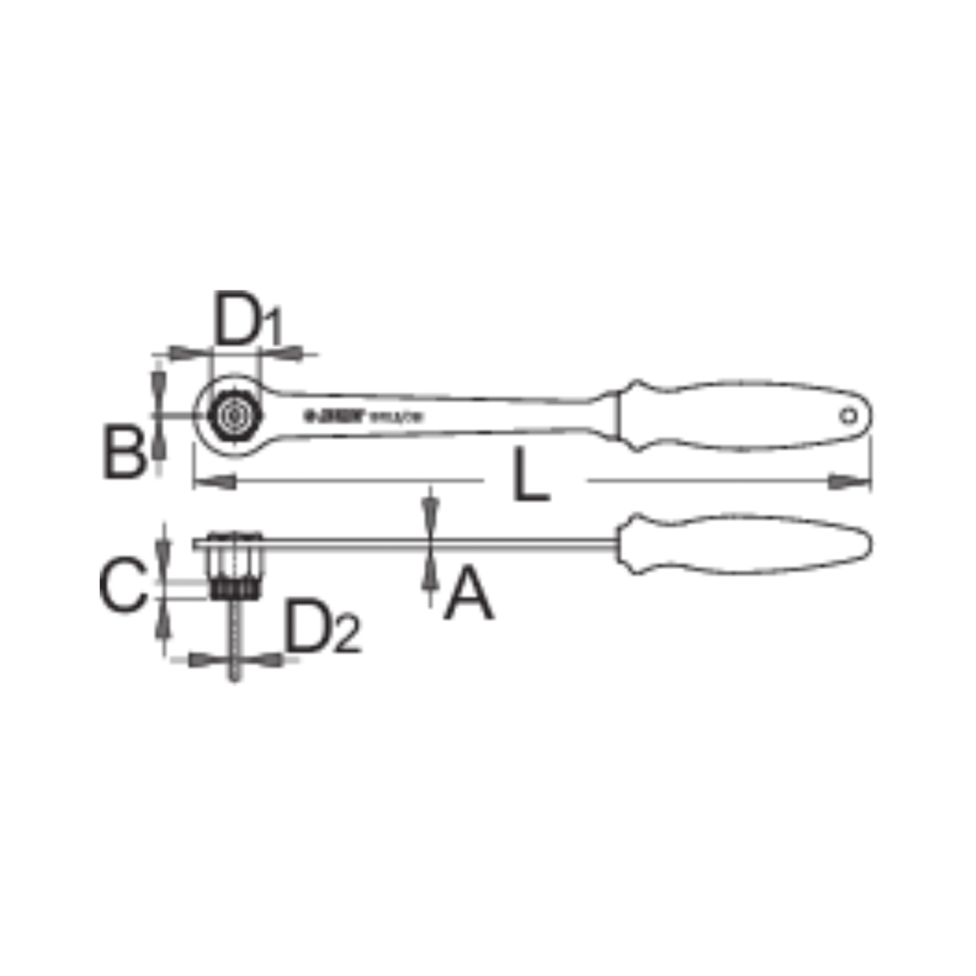 Unior 1670.8/2BI Cassette Lockring Wrench with Guide 350 | The Bike Affair