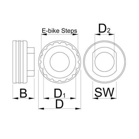 Unior 1724.SSL Shimano Steps Lockring Tool | The Bike Affair