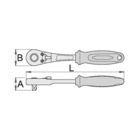 Unior 190.1/1ABI Reversible Ratchet 1/2" | The Bike Affair