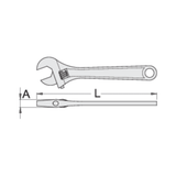 Unior 250/1 Adjustable Wrench 300mm | The Bike Affair