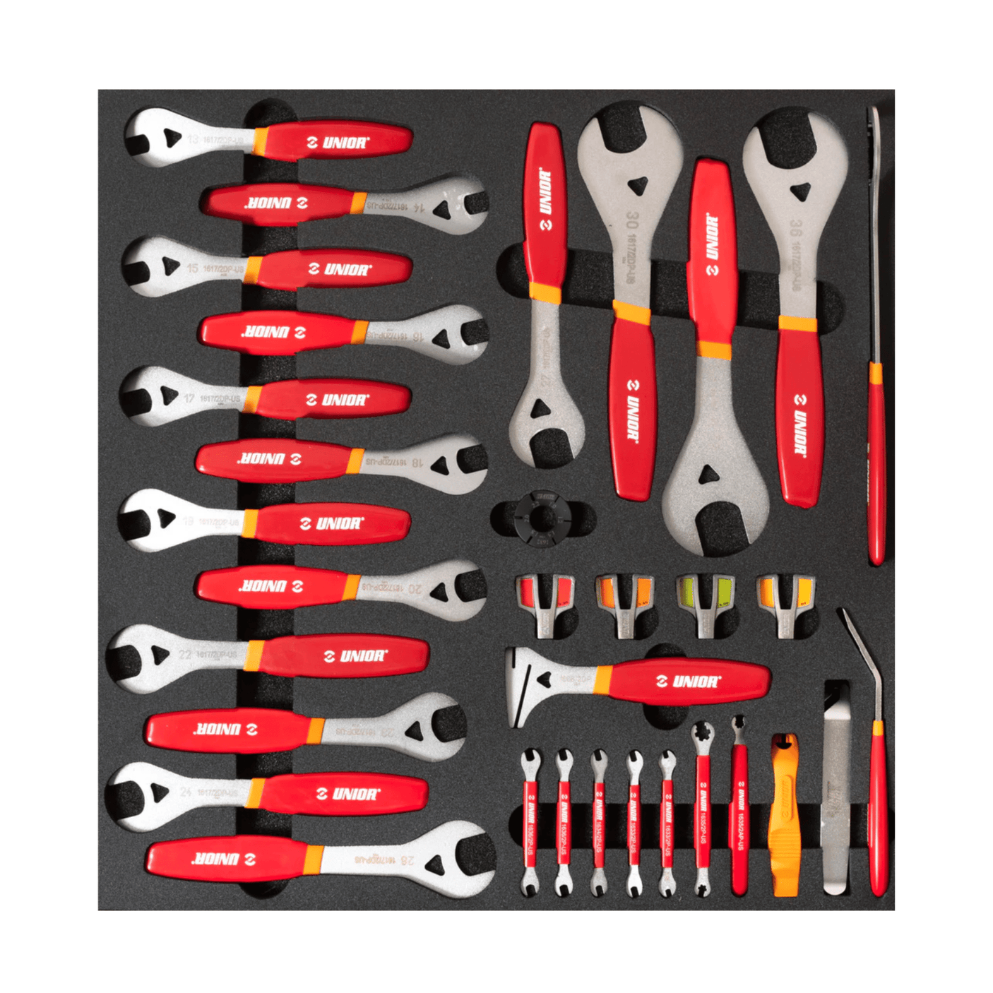 Unior Set3- 2600A-TR Set of Tools in Tray for Production Repair | The Bike Affair