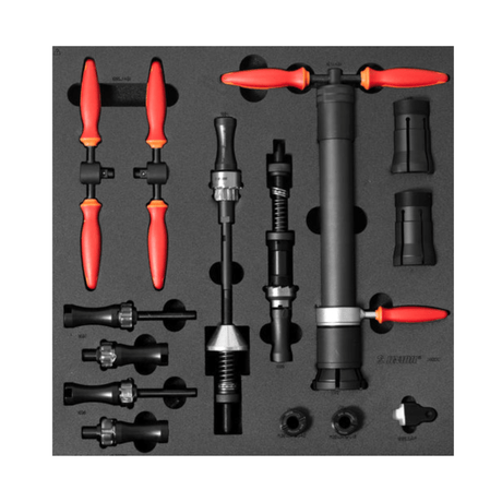 Unior Set3-2600C-US Set of Tools in Tray 3 for 2600C - Frame Preparation Tools | The Bike Affair