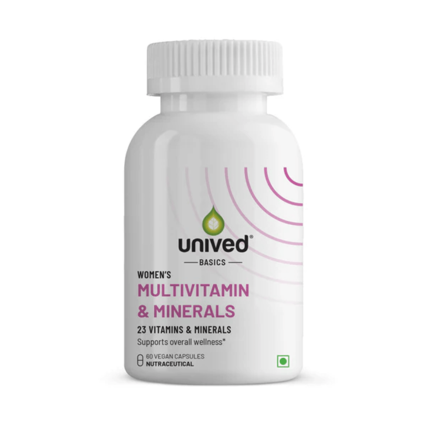 Unived Basics Multivitamin & Minerals - Women Vegan Capsules - 60 | The Bike Affair