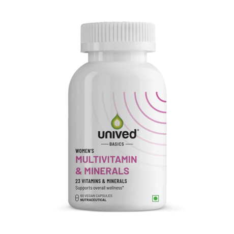 Unived Basics Multivitamin & Minerals - Women Vegan Capsules - 60 | The Bike Affair