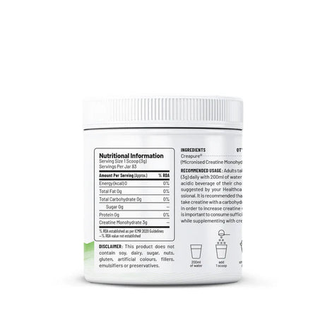 Unived Creapure Creatine Monohydrate - 83 Servings | The Bike Affair