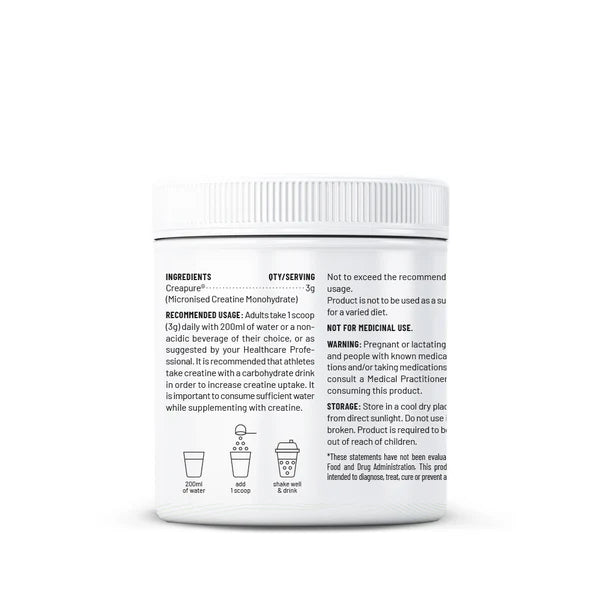 Unived Creapure Creatine Monohydrate - 83 Servings | The Bike Affair