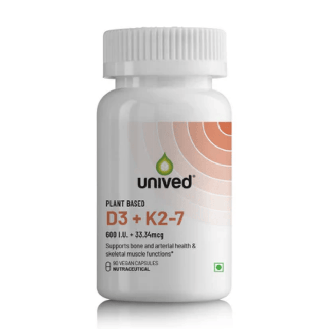 Unived D3+K2 - 7 Vegan Capsules | The Bike Affair