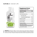 Unived Elite Gel 180 (Box of 6 Packets) | The Bike Affair