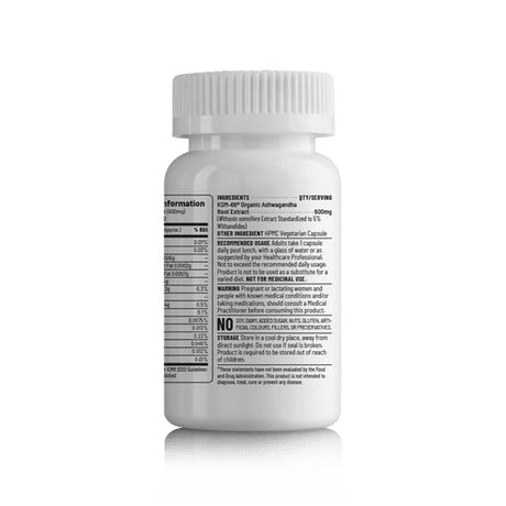 Unived KSM - 66 Organic Ashwagandha Root Extract Capsules | The Bike Affair