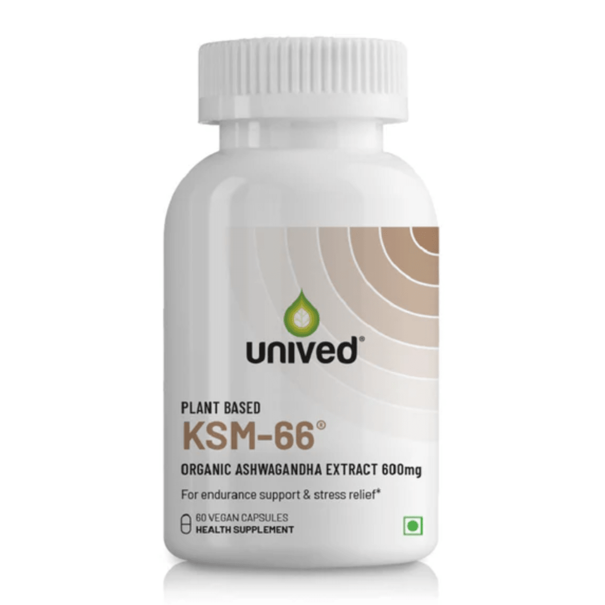 Unived KSM - 66 Organic Ashwagandha Root Extract Capsules | The Bike Affair