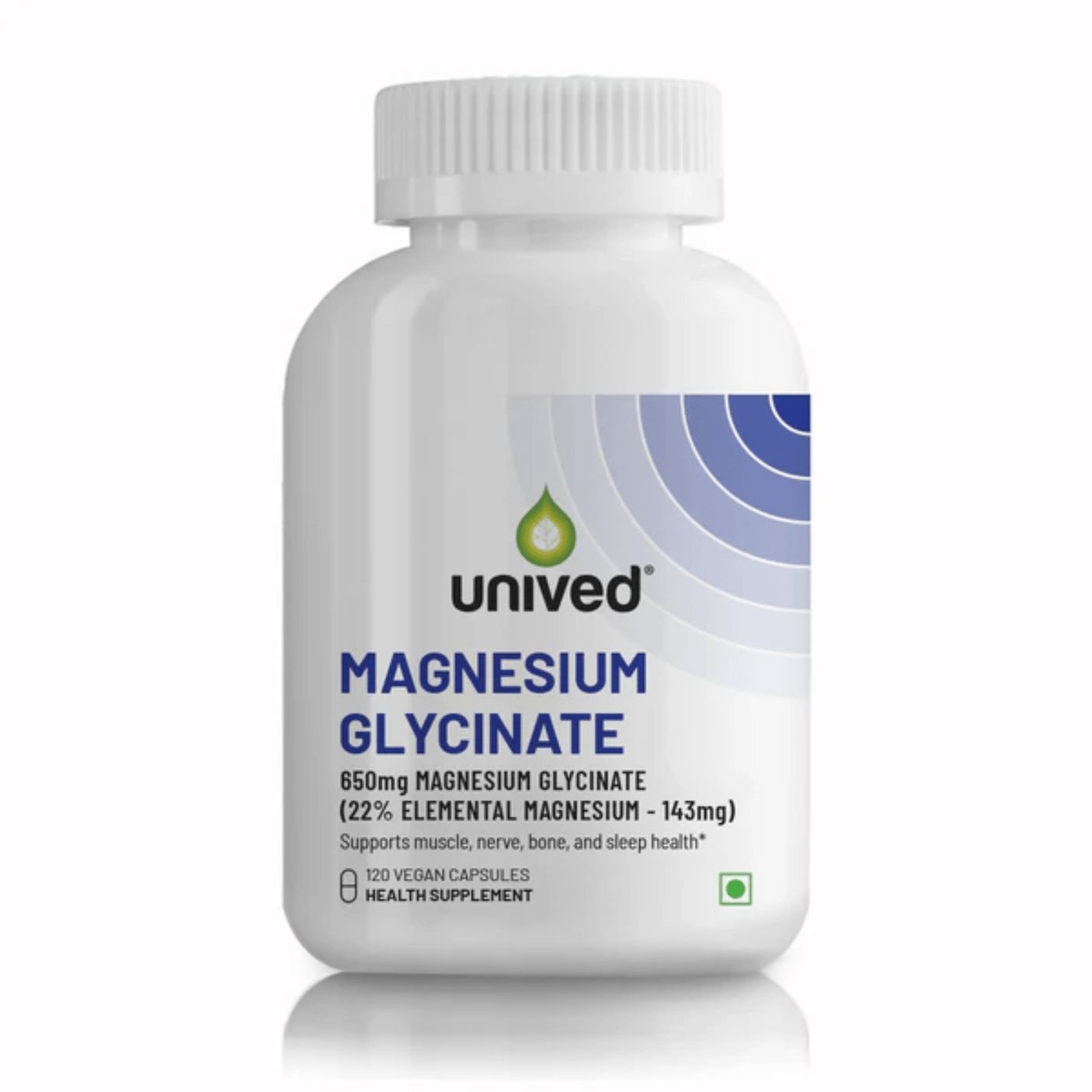 Unived Magnesium Glycinate Chelate Buffered Capsules | The Bike Affair