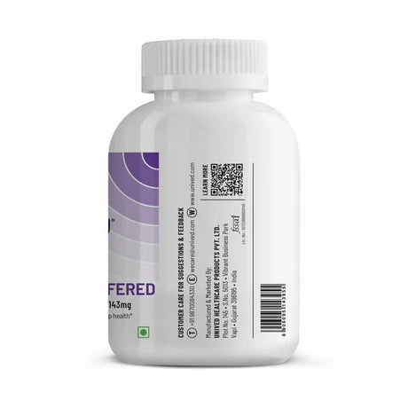 Unived Magnesium Glycinate Chelate Buffered Capsules | The Bike Affair