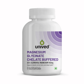 Unived Magnesium Glycinate Chelate Buffered Capsules | The Bike Affair