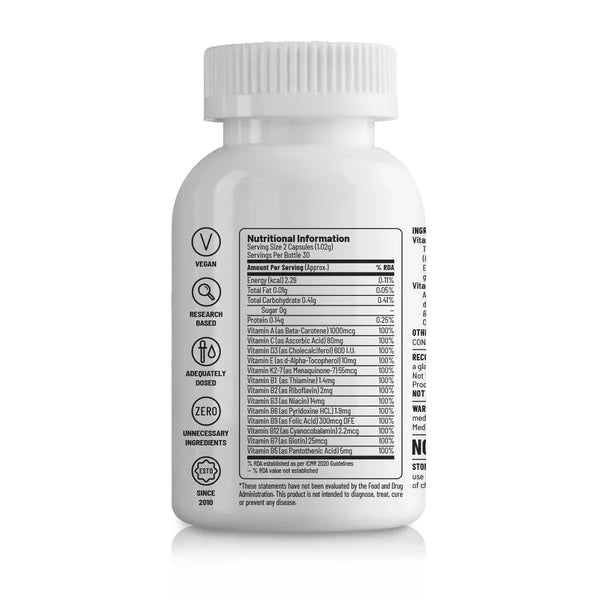 Unived Wholefood Multivitamin Men’s Capsules 60 | The Bike Affair