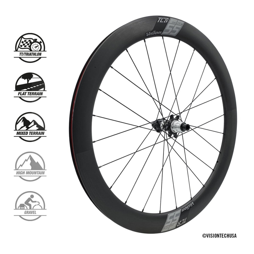 Vision SC 55mm Disc Brake Carbon Wheelset | The Bike Affair