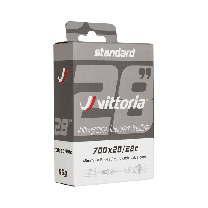 Vittoria Standard 700*20/28C Presta Road Tube | The Bike Affair