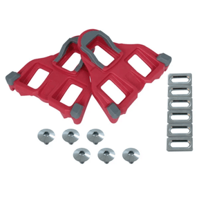 Xpedo Sonic 9 SPD/SL Road Cleat (4 Deg), Red