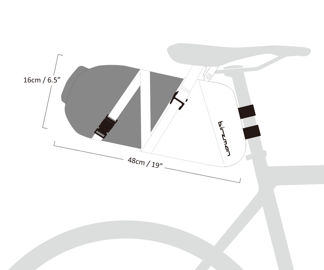 Birzman Packman Saddle Pack (Waterproof) | The Bike Affair