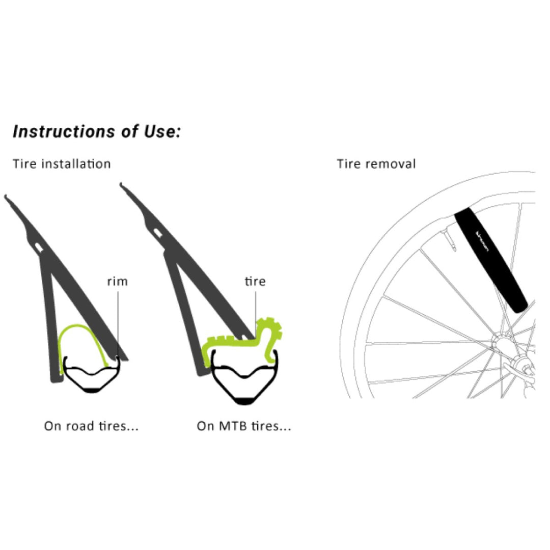 Birzman Wedge Wedge II Tyre Lever Set (2 Pcs) | The Bike Affair