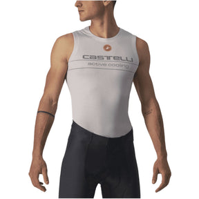 Castelli Active Cooling Sleeveless Baselayer, Silver Gray
