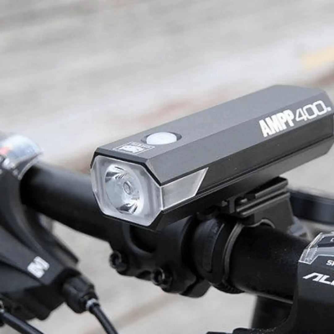 Cateye Ampp 400 HL-EL084RC Head Light | The Bike Affair