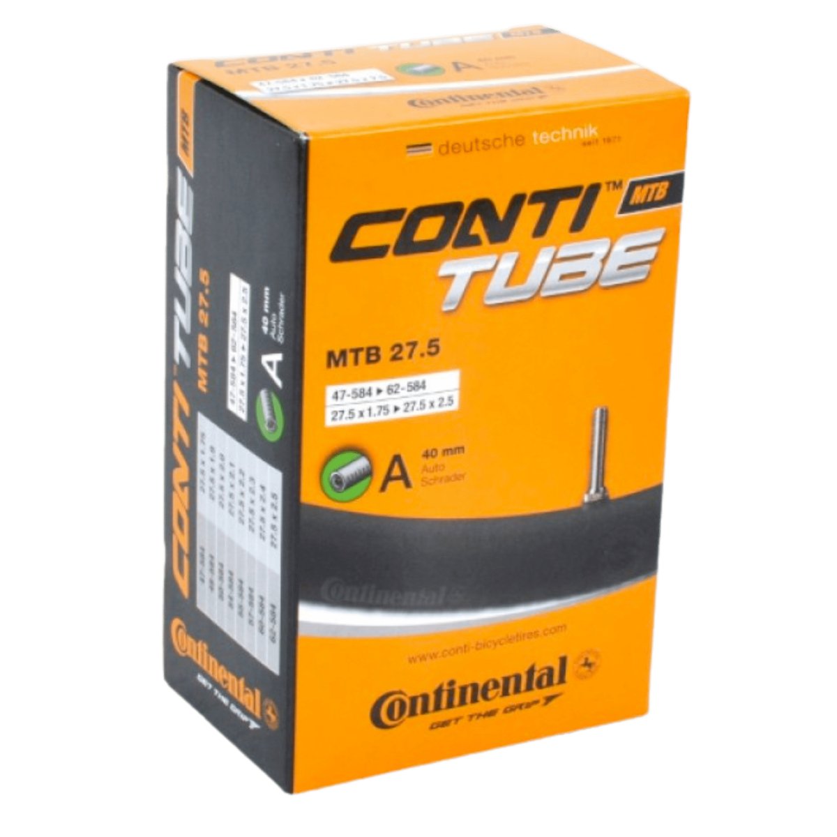 Continental MTB 27.5+ MTB Fat E Bike Inner Tube Schrader Valve - Foto 4