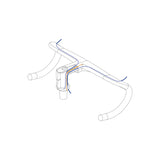 Deda Alanera DCR integrated Carbon Handle Bar RHM | The Bike Affair