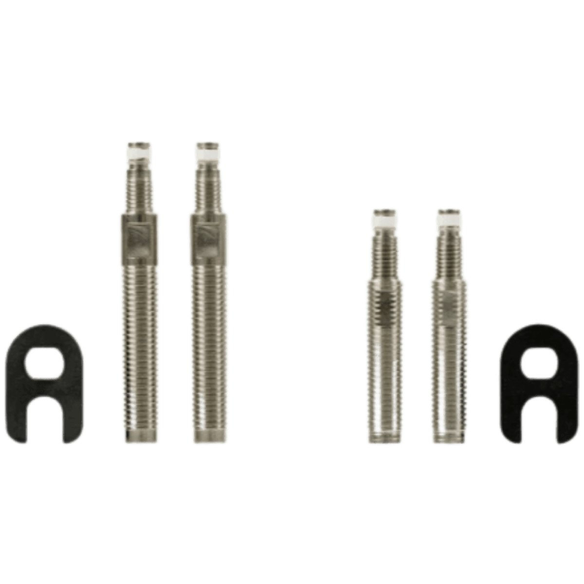 Effetto Mariposa Caffelatex Valve Extension 45mm-Silver (2 Pcs) | The Bike Affair