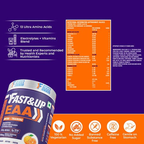 Fast&Up Essential Amino Acids 421g | The Bike Affair