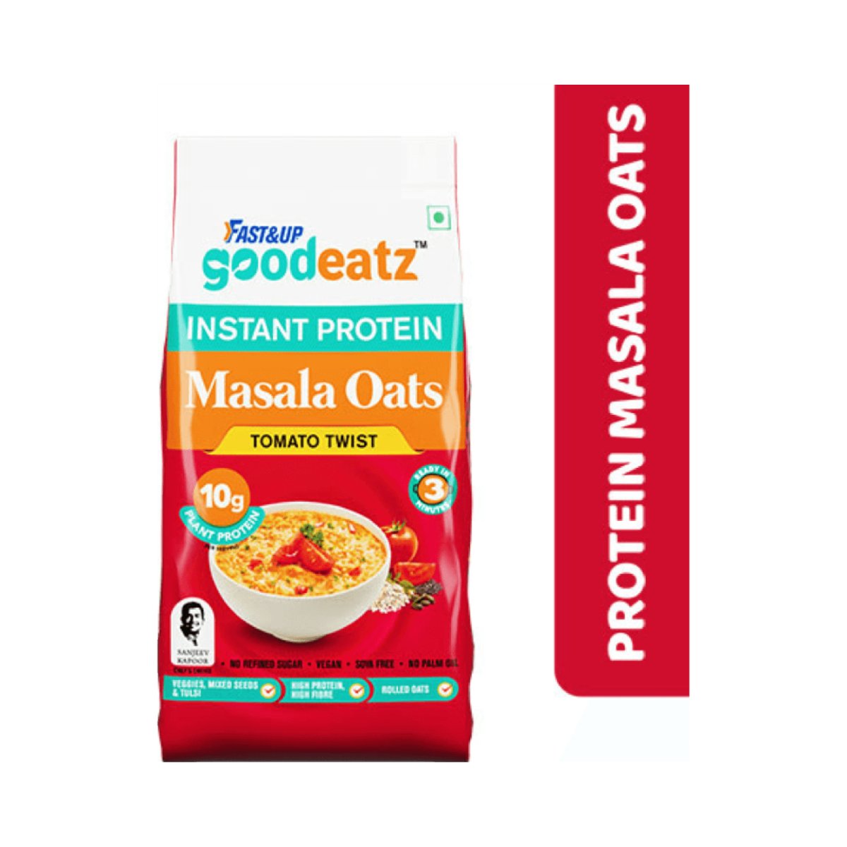 Fast&Up Instant Protein Masala Oats 400gm | The Bike Affair