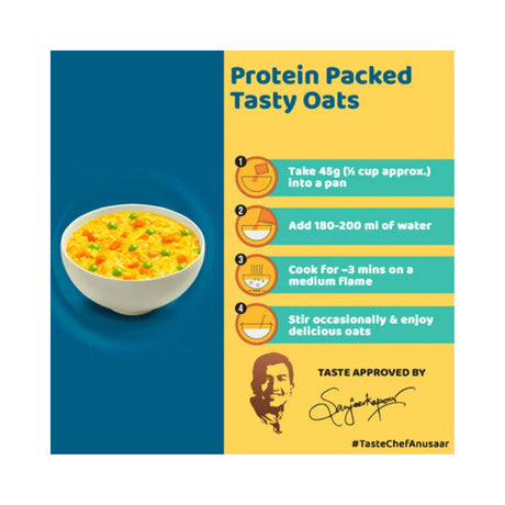 Fast&Up Instant Protein Masala Oats 400gm | The Bike Affair