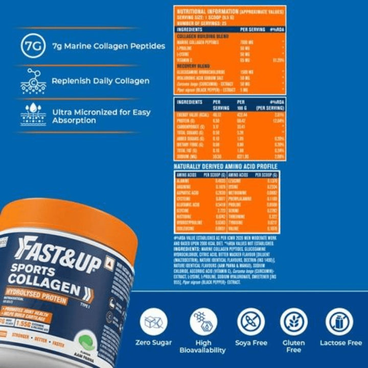 Fast&Up Post-workout Sports Collagen | The Bike Affair