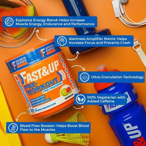 Fast&Up Pre-workout - Jar of 30 | The Bike Affair