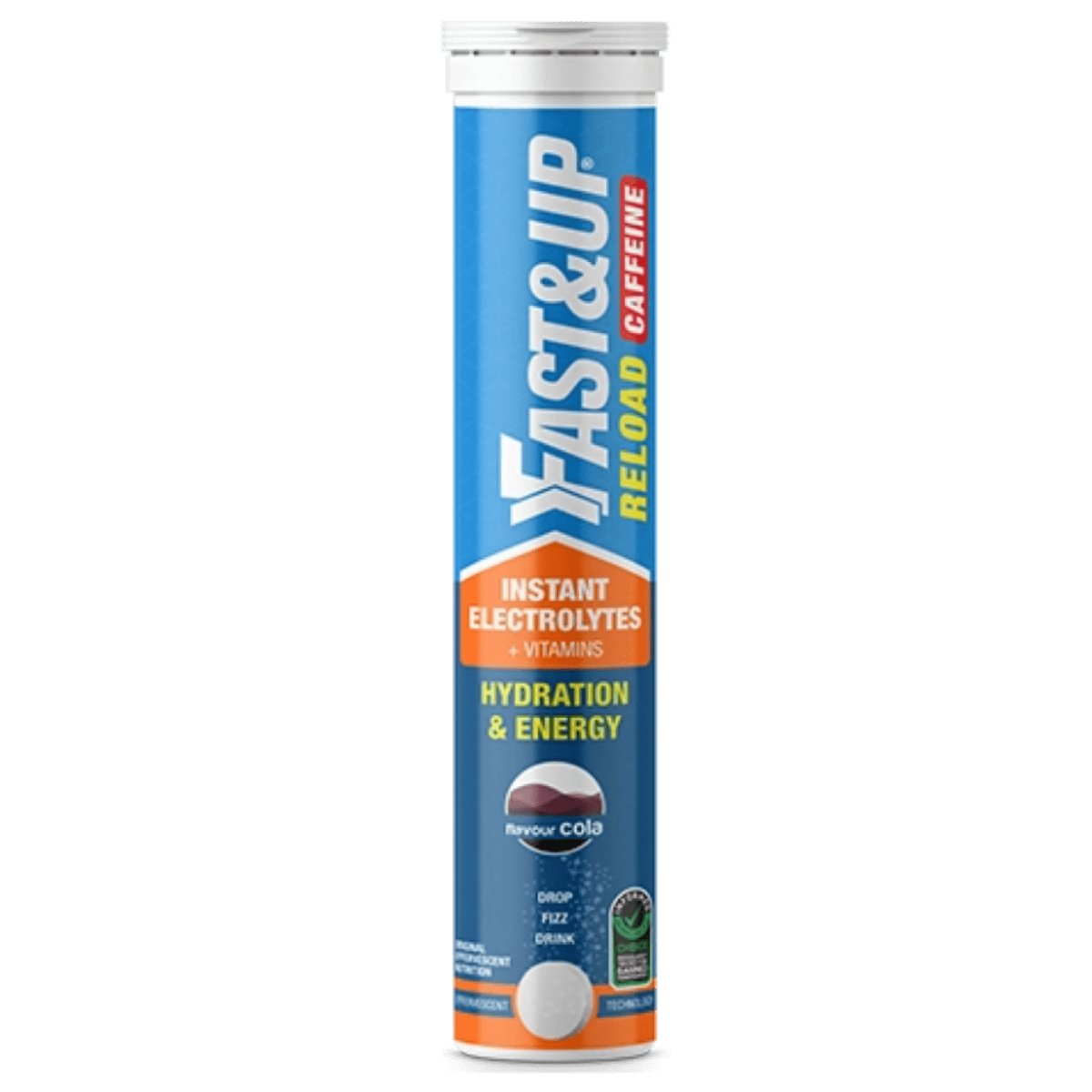 Fast&Up Reload + Caffeine Cola Flavour - Tube of 20 | The Bike Affair