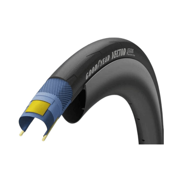 Goodyear Vector 4Seasons 28C Tubeless Complete Tyre | The Bike Affair