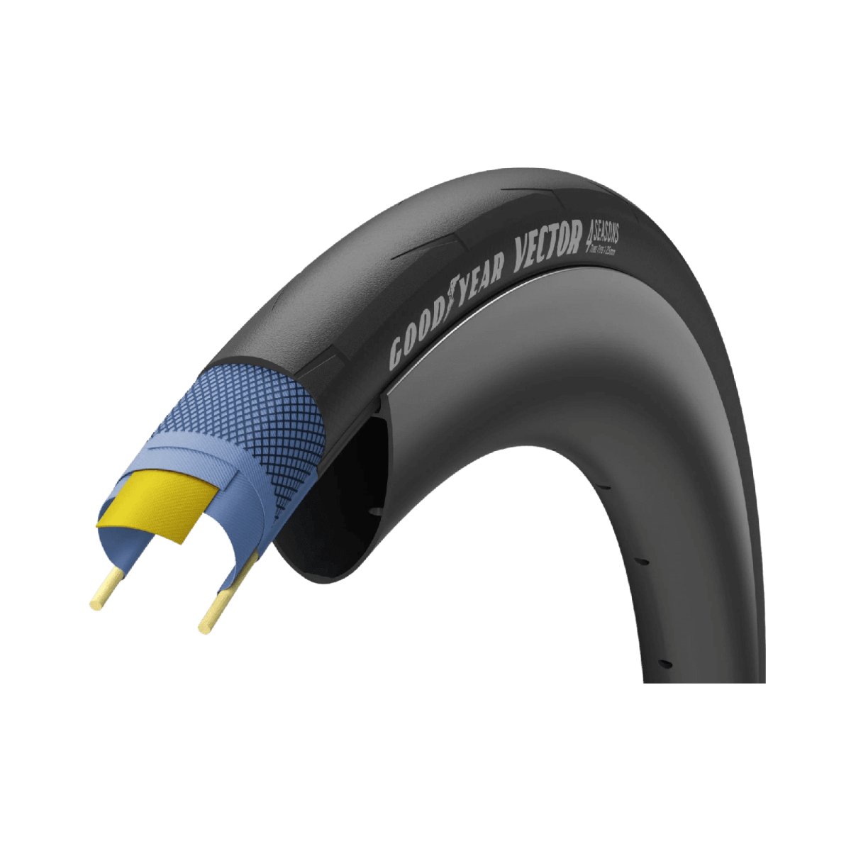 Goodyear Vector 4Seasons 28C Tyre | The Bike Affair